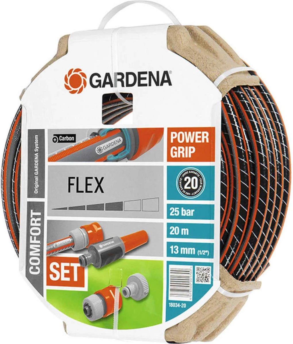 GARDENA - Comfort FLEX - 6-delige Tuinslangset Tuinslang - 20 Meter - 13 Mm 8 GARDENA - Comfort FLEX - 6-delige Tuinslangset Tuinslang - 20 Meter - 13 Mm - Image 8