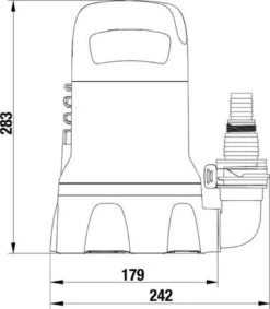 Gardena Dompelpomp 9000 Rvs 24,2 X 28,3 Cm Zwart/grijs -Tuinartikelen Winkel 1047x1200 2