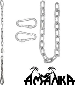 2x 50cm Hangende Stoelketting Tot 230kg - 4 Karabiners - Schommel Hangmat Bokszak Ophanging -Tuinartikelen Winkel 1056x1200