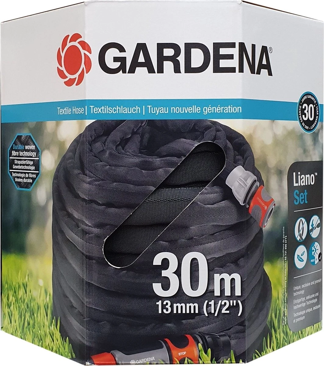 GARDENA - Textielslang Liano™ - Tuinslang - 30 M - 13 Mm 2 GARDENA - Textielslang Liano™ - Tuinslang - 30 M - 13 Mm - Image 2