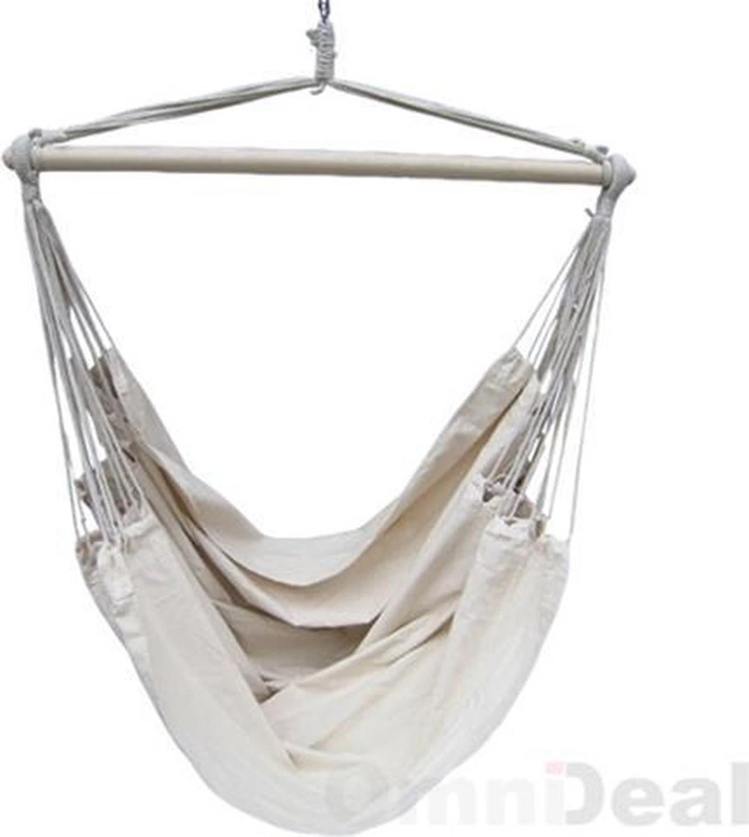 XXL 2 Persoons Hangstoel 185x130 - Zit Hangmat Met Spreidstok Tot 150 Kg - Binnen En Buiten 9 XXL 2 Persoons Hangstoel 185x130 - Zit Hangmat Met Spreidstok Tot 150 Kg - Binnen En Buiten - Image 9