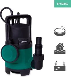 VONROC Dompelpomp/Waterpomp 400W - 8000l/h - Voor Vuil En Schoonwater - Met Vlotter -Tuinartikelen Winkel 1105x1200 2