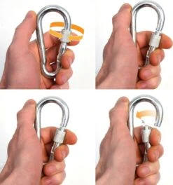 2x 50cm Hangende Stoelketting Tot 230kg - 4 Karabiners - Schommel Hangmat Bokszak Ophanging -Tuinartikelen Winkel 1122x1200