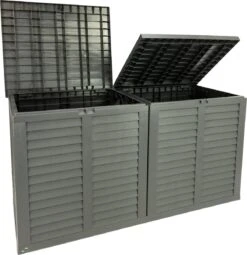 MaxxGarden Kussenbox - Tuin Opbergkist - Opbergbox - 750 L - 155x66x80 Cm - Grijs 11 MaxxGarden Kussenbox - Tuin Opbergkist - Opbergbox - 750 L - 155x66x80 Cm - Grijs -Tuinartikelen Winkel 1164x1200