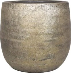 Luxe Plantenpot/bloempot Goud Mira Van Keramiek 35 Cm - Keramische Plantenpotten/plantenbakken -Tuinartikelen Winkel 1172x1200 2