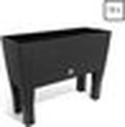 Prosperplast Kunststof Rato Plantenbak Op Poten Met Irrigatiesysteem Antraciet 80 X 33 X 62 Cm - 72 Liter - Balkonbakken/bloembakken -Tuinartikelen Winkel 1176x1200 8