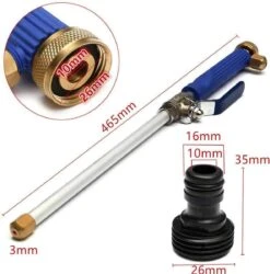 Merkloos Hogedruk-waterjet-Waterspuit-tuinslang | Spuitpistool Aansluiting Op Tuinslang | Hogedruk Waterpistool, Bevestiging Voor Tuinsproeier- Auto Wassen- Terras/tuin Reiniger -Tuinartikelen Winkel 1185x1200 11