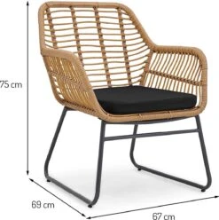 Milton & Oldbrook Tuinset 4-delig Kilsund Naturel -Tuinartikelen Winkel 1196x1200