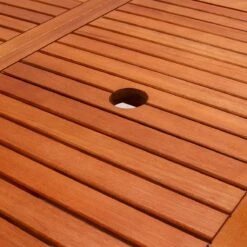 Merkloos Tuintafel Acaciahout - 160x85x75cm - FSC-gecertificeerd -Tuinartikelen Winkel 1198x1200 1