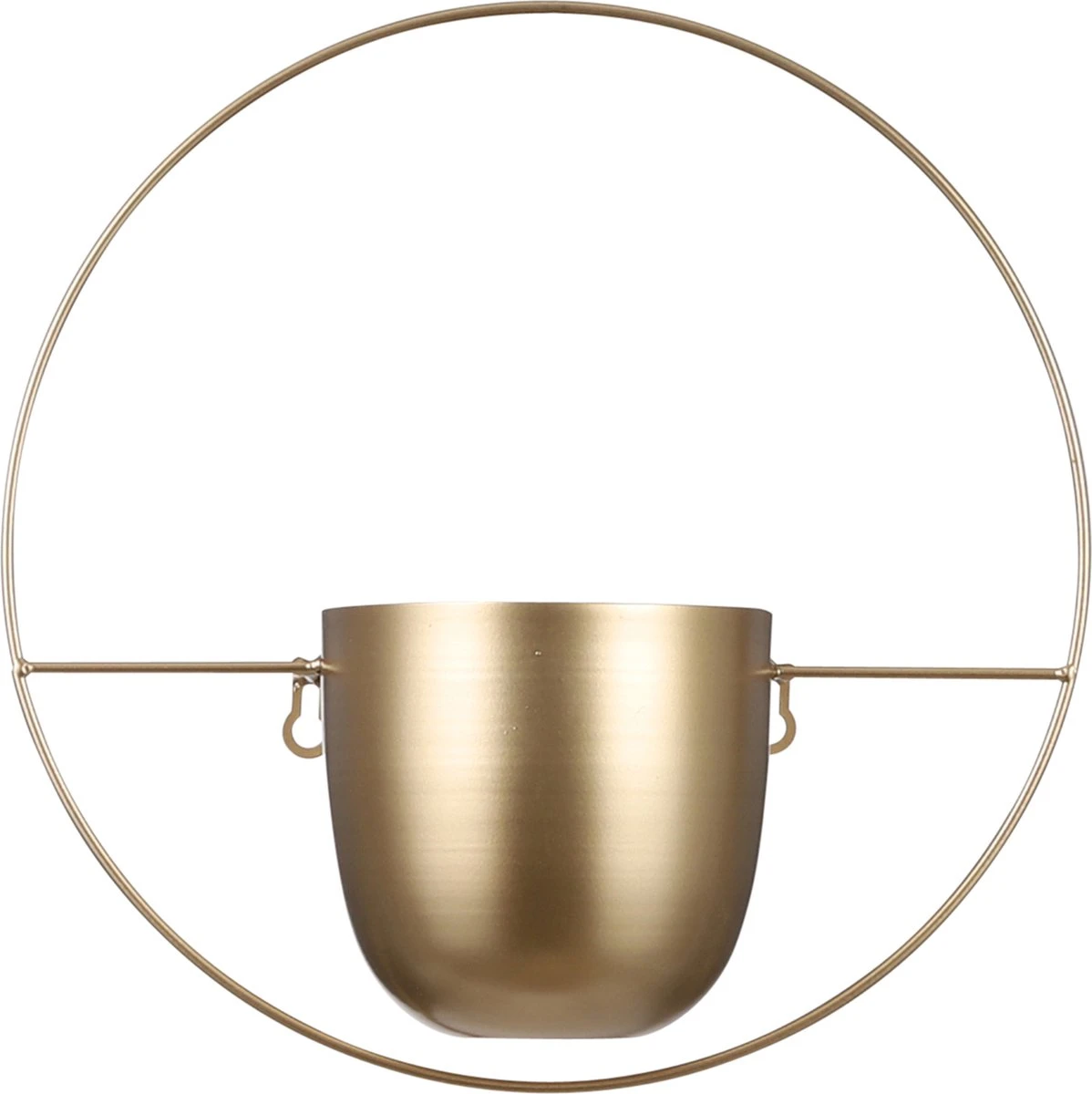 Mica Decorations Dexter Bloempot Wand - L34 X B14 X H34 Cm - Goud 1 Mica Decorations Dexter Bloempot Wand - L34 X B14 X H34 Cm - Goud