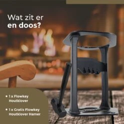 Flowkey® Houtklover XL - Houtsplijter Bijl - Houtkliever Kloofwig Gietijzer - Voor Hout & Aanmaakhout - Inclusief Gratis Hamer -Tuinartikelen Winkel 1199x1200 14