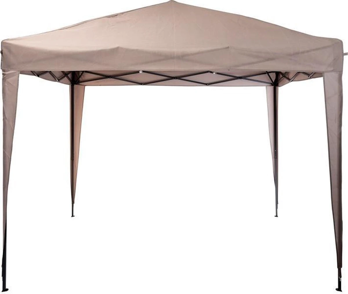 Ambiance Easy-up Partytent - 3x3m - Opvouwbaar - Taupe 2 Ambiance Easy-up Partytent - 3x3m - Opvouwbaar - Taupe - Image 2