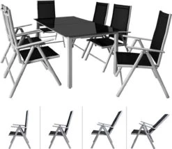 Casaria Alumunium Tuinset Bern - 6 Stoelen + 1 Tafel – Zilver 13 Casaria Alumunium Tuinset Bern - 6 Stoelen + 1 Tafel – Zilver -Tuinartikelen Winkel 1200x1039 1