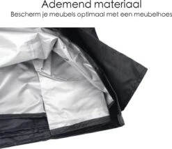 Merkloos Beschermhoes Voor Tuinmeubelen - 250x250x90cm - Zwart -Tuinartikelen Winkel 1200x1039