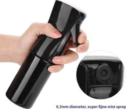 Hairspray - Mist Haarspray - 300ml - Zwart - Waterspuit - Water Verstuiver - -Tuinartikelen Winkel 1200x1041