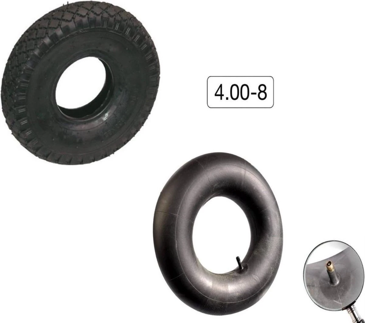 Kruiwagenband Binnen En Buitenband 4.80/4.00-8 1 Kruiwagenband Binnen En Buitenband 4.80/4.00-8