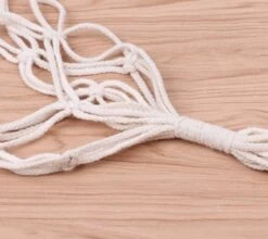 Merkloos Plantenhanger Macramé - Luxe Gevlochten Touw Katoen - 2 Stuks - Plantenpot Ophangen -Tuinartikelen Winkel 1200x1069 3