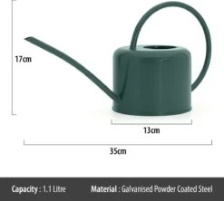 CKB LTD - Gieters - Gieter - Retro - Gietertje - Kleine Gieter Voor Binnen En Buiten - 1 Liter - Groen Plantengieter Tuingieter Bloemengieter Mini Klein Metaal Binnenplantjes Gietertjes Tuingieters Vintage Kamerplanten Buitengieter Binnenshuis -Tuinartikelen Winkel 1200x1079 2