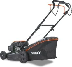 FUXTEC Grasmaaier Benzine - 51cm - 4-takt - 170cc - Zelfrijdend / Zelftrekkend /achterwielaandrijving - Mulchfunctie - Opvangbak 60L - FX-RM5170 -Tuinartikelen Winkel 1200x1109