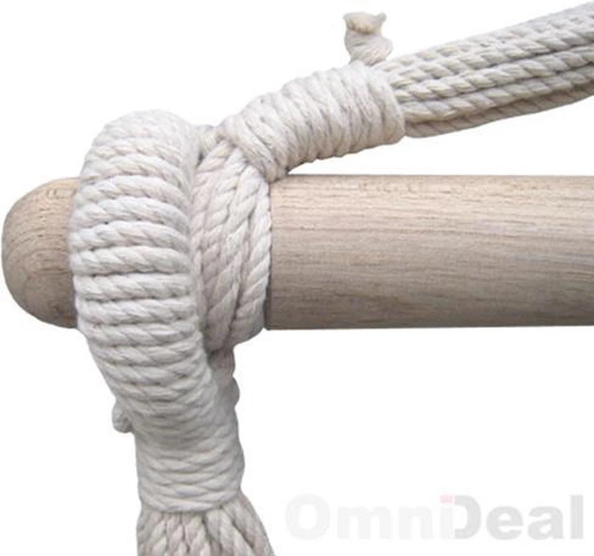 XXL 2 Persoons Hangstoel 185x130 - Zit Hangmat Met Spreidstok Tot 150 Kg - Binnen En Buiten 10 XXL 2 Persoons Hangstoel 185x130 - Zit Hangmat Met Spreidstok Tot 150 Kg - Binnen En Buiten - Image 10