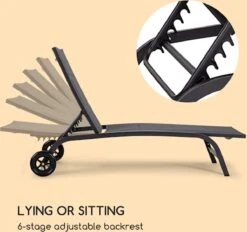Blumfeldt Limala Tuinstoel - Ligstoel - Relaxstoel - Rugleuning In 6 Standen Verstelbaar - 2 Vielen - Draagkracht: Max. 150 Kg -Tuinartikelen Winkel 1200x1129 2