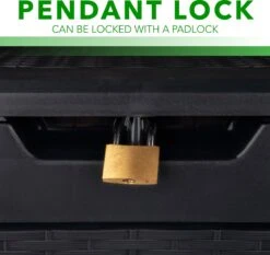 Opbergbox 310L UV-Bestendig Weerbestendig Wielen Tuinbox Rotan-look Antraciet -Tuinartikelen Winkel 1200x1131 3