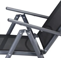 Tuinset 4 + 1 Klapstoelen Tuintafel – Aluminium 80x80cm - Grijs -Tuinartikelen Winkel 1200x1138 1