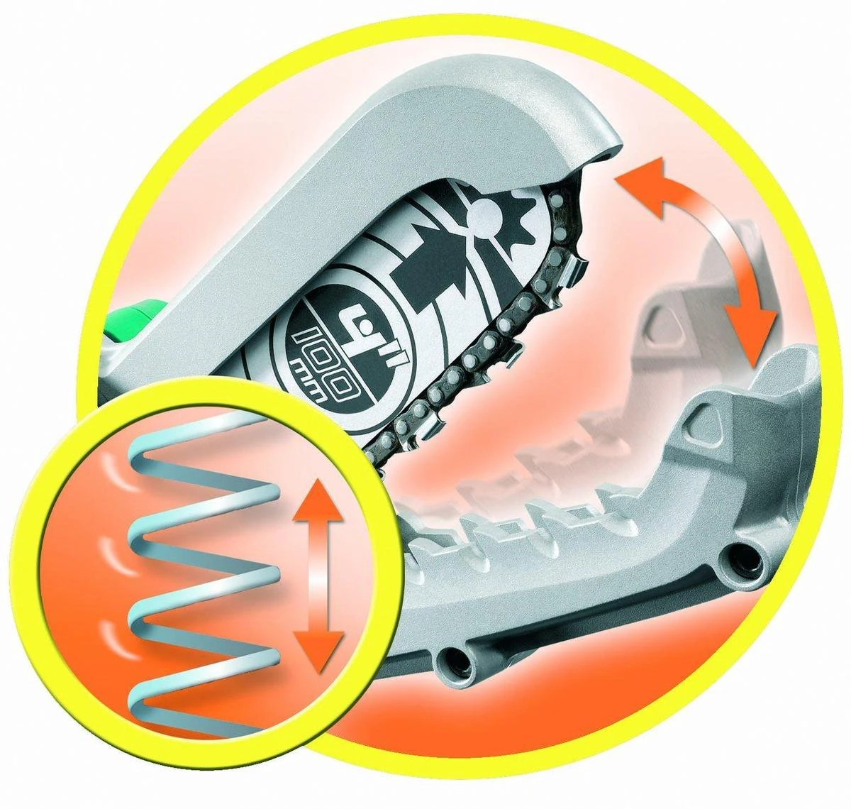 Black & Decker BLACK+DECKER GK1000-QS Alligator Snoeizaag - 550W - 10cm - Gesnoerd 7 Black & Decker BLACK+DECKER GK1000-QS Alligator Snoeizaag - 550W - 10cm - Gesnoerd - Image 7
