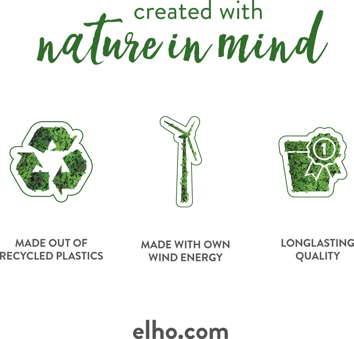 Elho The Ocean Collection Round 22cm - Bloempot Voor Binnen - 100% Gerecycled Materiaal - Gemaakt Met Zeeafval - Ø 22.3 X H 20.4 Cm - Pacifisch Groen 4 Elho The Ocean Collection Round 22cm - Bloempot Voor Binnen - 100% Gerecycled Materiaal - Gemaakt Met Zeeafval - Ø 22.3 X H 20.4 Cm - Pacifisch Groen - Image 4