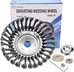 Merkloos SlimShop Onkruidborstel - Bosmaaier Grastrimmer - Onkruid - Onkruidkrabber - Voegenborstel - Onkruidverwijderaar - Max 10.000 Toerental P/m - 20CM -Tuinartikelen Winkel 1200x1154 1