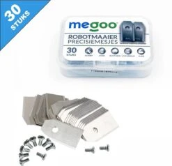 Mesjes Voor Husqvarna Automower - Reservemessen Voor Gardena Robotmaaier - 30st - RVS - Plastic Box - Megoo® -Tuinartikelen Winkel 1200x1155 4