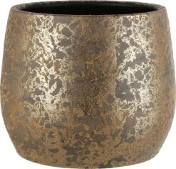 Mica Decorations Clemente Bloempot - H25,5 X Ø32 Cm - Terracotta - Goud