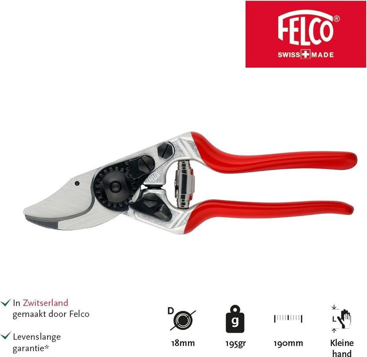 Felco 14 Snoeischaar | Ergonomisch | Voor Kleine Handen 1 Felco 14 Snoeischaar | Ergonomisch | Voor Kleine Handen