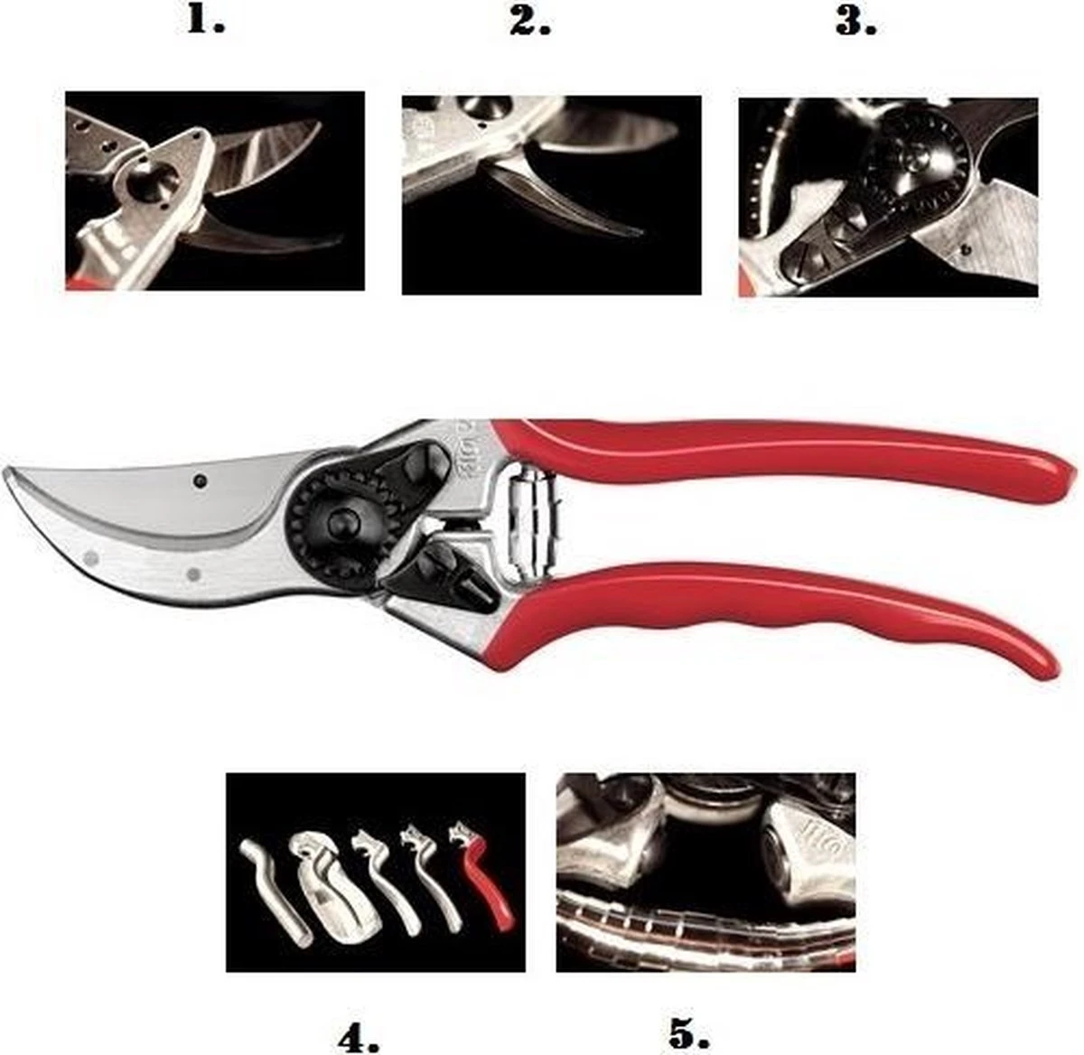 Felco 2 Snoeischaar - Rechtshandig - Max. Knipdiameter 25 Mm - Lengte 215 Mm 5 Felco 2 Snoeischaar - Rechtshandig - Max. Knipdiameter 25 Mm - Lengte 215 Mm - Image 5