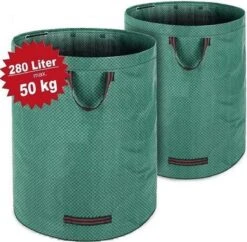 Gardebruk Tuinafvalzak - 2 Stuks 280L – 77x67cm/Opvouwbaar - Groen -Tuinartikelen Winkel 1200x1175 2