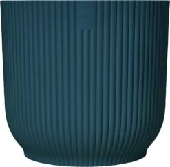 Elho Vibes Fold Rond 22 - Bloempot Voor Binnen - Ø 22.0 X H 20.2 Cm - Diepblauw -Tuinartikelen Winkel 1200x1175 6