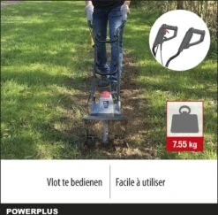 Powerplus POWEG7010 Tuinfrees - 1050W - Werkbreedte 320mm - Werkdiepte Max. 220mm - Incl. 4 Messen -Tuinartikelen Winkel 1200x1180 3