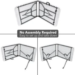 MaxxGarden Klaptafel - Inklapbare Tafel - Opvouwbare Tuintafel - Weerbestendig - Inclusief Handvat - 180x70x74 -Tuinartikelen Winkel 1200x1183