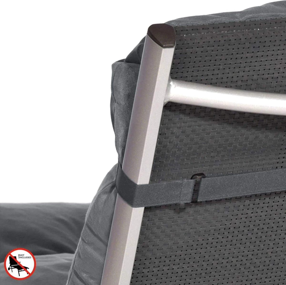 Beautissu Flair RL – Ligbedkussen Tuinkussen Ligstoel – Zonnebed Kussen Voor Tuin Meubelen 190x60x8 Cm Antraciet 7 Beautissu Flair RL – Ligbedkussen Tuinkussen Ligstoel – Zonnebed Kussen Voor Tuin Meubelen 190x60x8 Cm Antraciet - Image 7