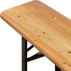 Casaria Tuinset Hout – 2 Banken 1Tafel Inklapbaar - 170x46x75cm -Tuinartikelen Winkel 1200x1195 4