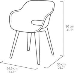 Allibert Akola Tuinstoelen - 2 Stuks -56,5x55x80cm - Donkergrijs 37 Allibert Akola Tuinstoelen - 2 Stuks -56,5x55x80cm - Donkergrijs -Tuinartikelen Winkel 1200x1196 1