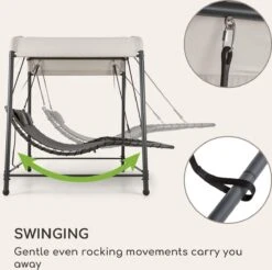 Blumfeldt Palermo Schommelbank - Hollywoodschommel 130 X 207 Cm - Ligbed Met Dak - Schommelstoel Voor 2 Personen - Tuinbank Inclusief Nekkussens - Stalen Frame En Polyester Dak - Grijs 13 Blumfeldt Palermo Schommelbank - Hollywoodschommel 130 X 207 Cm - Ligbed Met Dak - Schommelstoel Voor 2 Personen - Tuinbank Inclusief Nekkussens - Stalen Frame En Polyester Dak - Grijs -Tuinartikelen Winkel 1200x1197 2