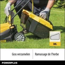 Powerplus POWXG6212T Elektrische Grasmaaier - Grasmachine Voor Kleine En Middelgrote Tuin - 1300W - Maaibreedte 320mm - Verstelbare Maaihoogte - 30L Opvangbak - Incl. Grastrimmer 250W -Tuinartikelen Winkel 1200x1200 1037