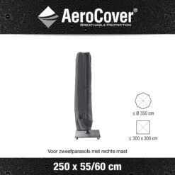 AeroCover Parasolhoes - Zweef Parasols - Grijs - 250x55 Cm (HxB) -Tuinartikelen Winkel 1200x1200 107