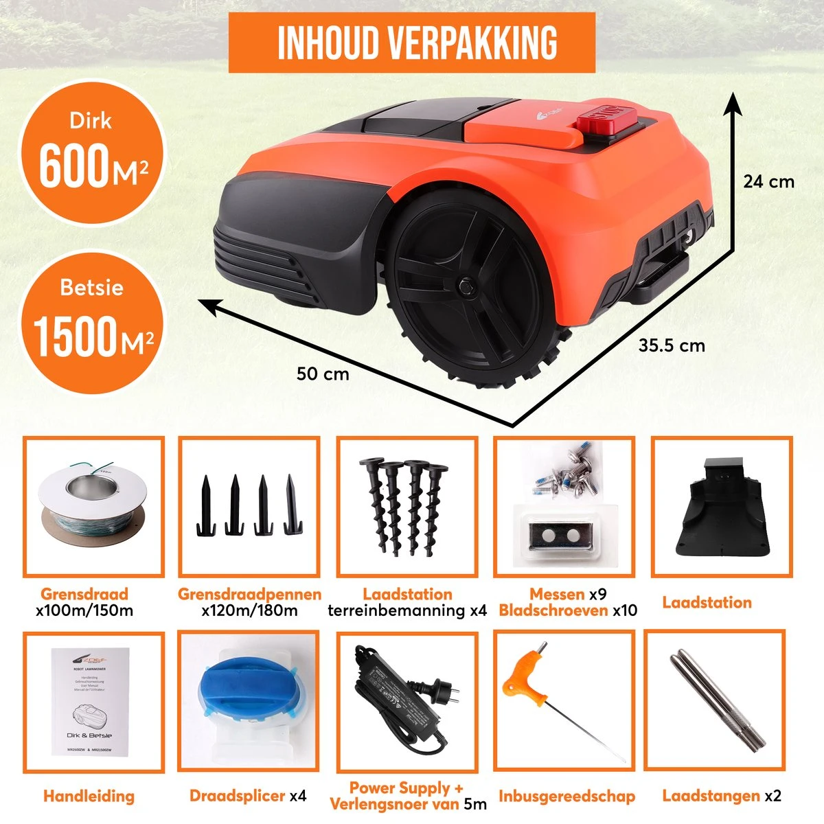 Zoef Robot Robotmaaier Dirk Met APP <600 M2 12 Zoef Robot Robotmaaier Dirk Met APP <600 M2 - Image 12