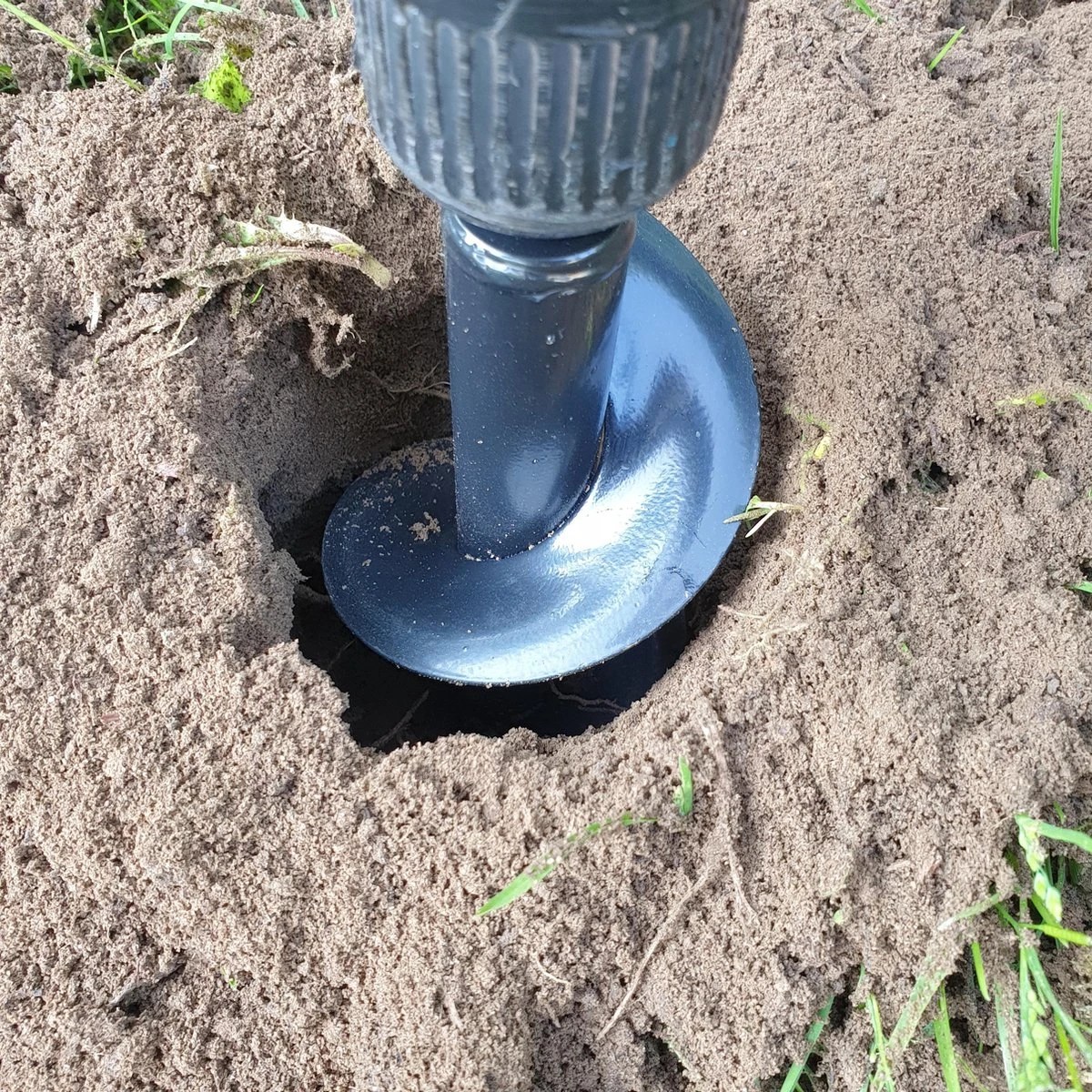 Grondboor Voor Boormachine - 8x25 Cm - Zwart 4 Grondboor Voor Boormachine - 8x25 Cm - Zwart - Image 4