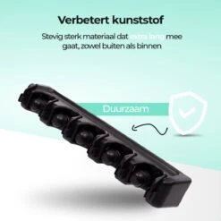 CLEANLY® Bezemhouder - Ophangsysteem Voor Tuingereedschap - Bezem Ophangsysteem - Gereedschapshouder Met Ophanghaken - ABS -Tuinartikelen Winkel 1200x1200 1141