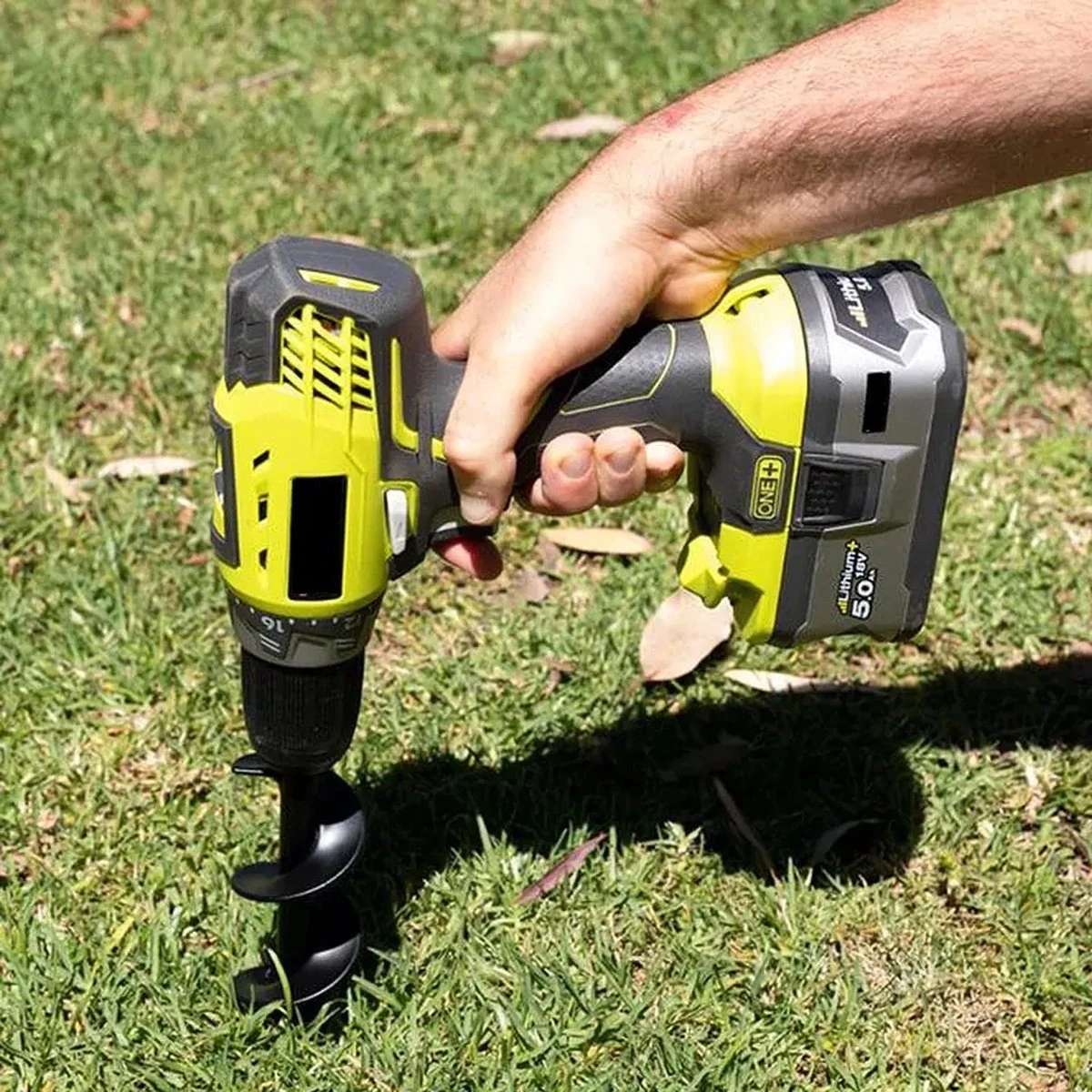 Merkloos Grondboor - Grondboor Voor Boormachine - Bollenplanter - Palenboor - Boor - Tuin - 60 Cm - 8 CM 4 Merkloos Grondboor - Grondboor Voor Boormachine - Bollenplanter - Palenboor - Boor - Tuin - 60 Cm - 8 CM - Image 4