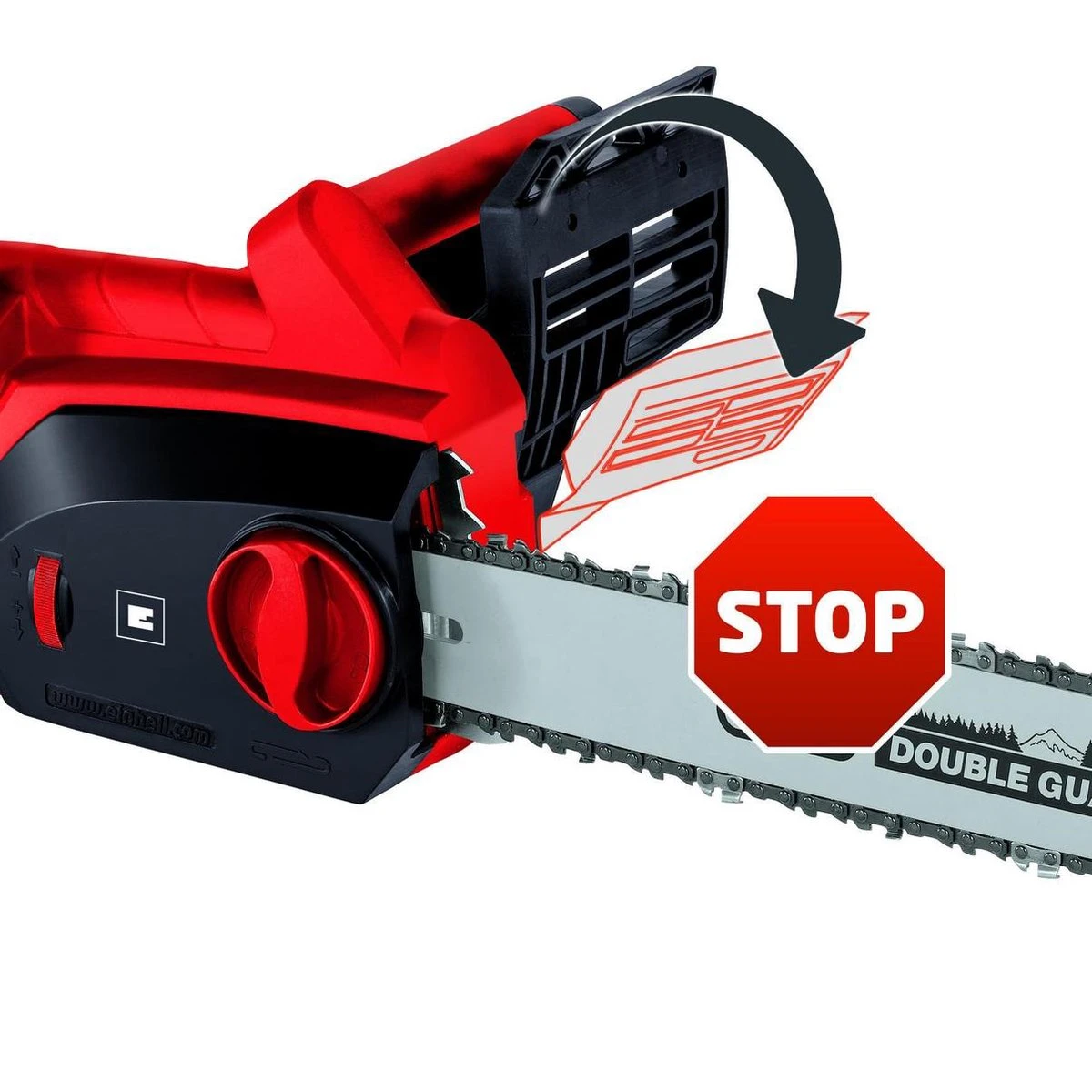 Einhell Elektrische Kettingzaag GH-EC 2040 (2000 Watt - 375 Mm Zaaglengte - Oregon-ketting En Kwaliteitszwaard - Terugslagbescherming En Kettingvangbout) 9 Einhell Elektrische Kettingzaag GH-EC 2040 (2000 Watt - 375 Mm Zaaglengte - Oregon-ketting En Kwaliteitszwaard - Terugslagbescherming En Kettingvangbout) - Image 9