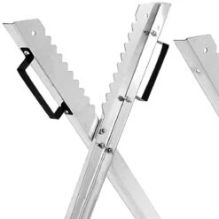 Merkloos Monzana Zaagbok - Metaal Opvouwbaar 83x81x88cm - Zilver -Tuinartikelen Winkel 1200x1200 1221